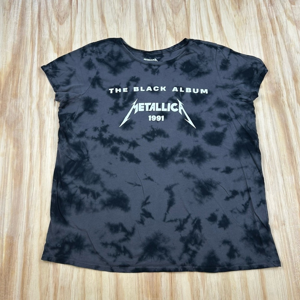 Metallica The Black Label Women's T Shirt Dress Size 3 Large‎ 1991
